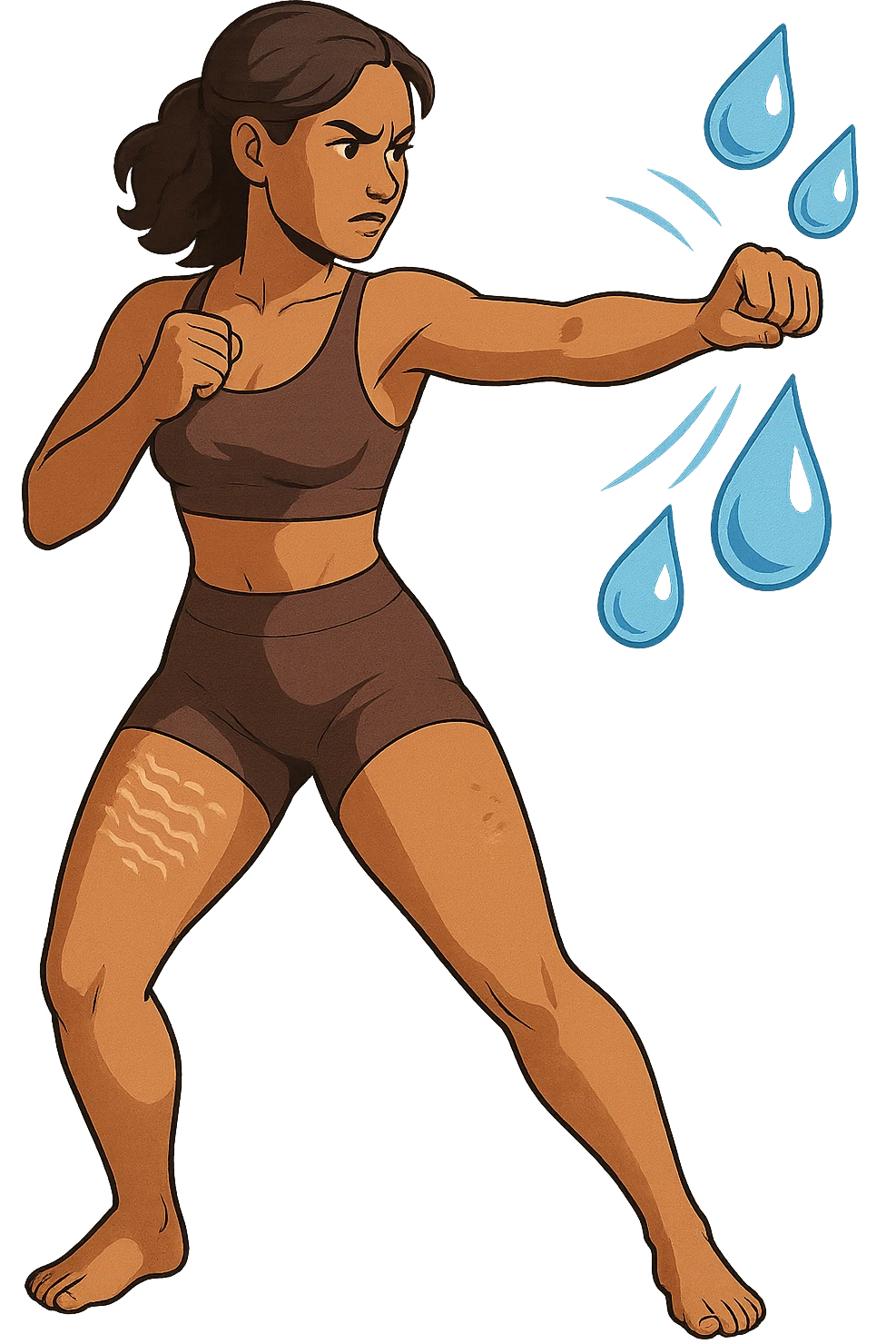 Donna combatte cellulite e ritenzione emoji