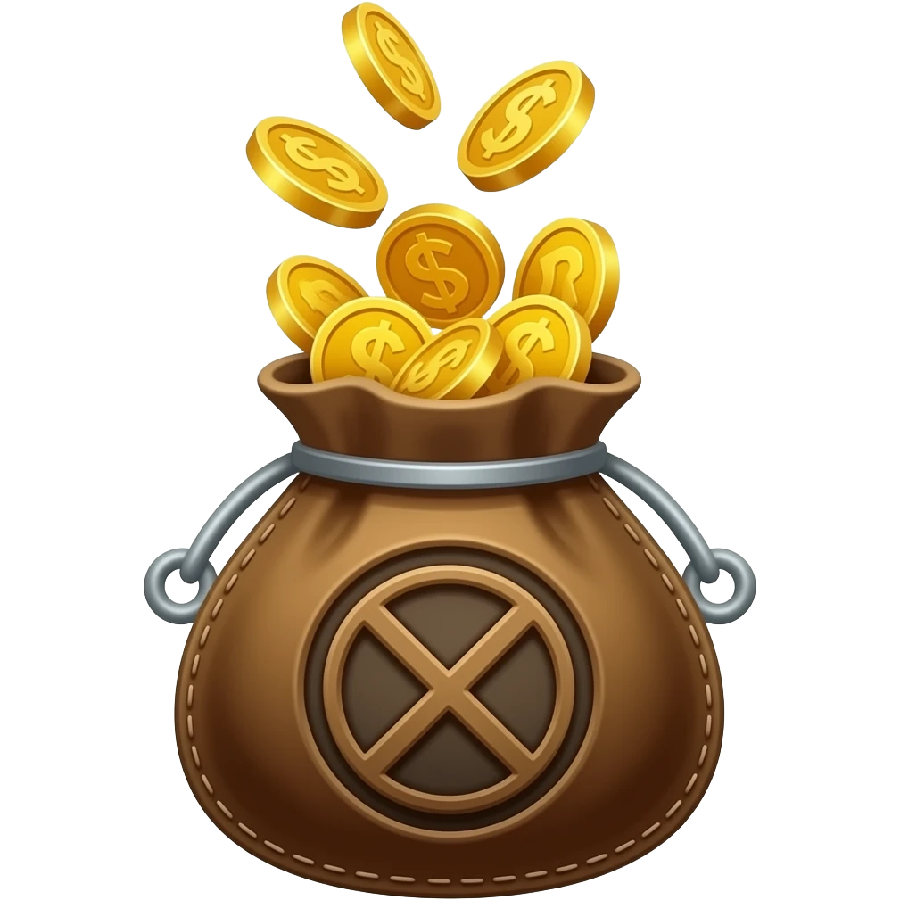 Viking money pouch viking symbol emoji