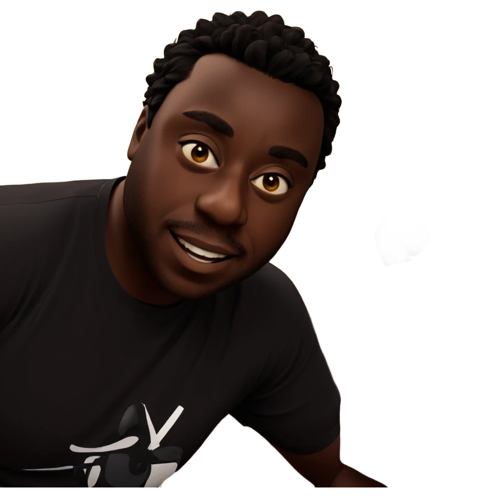 smiling dark-skinned boy meme emoji