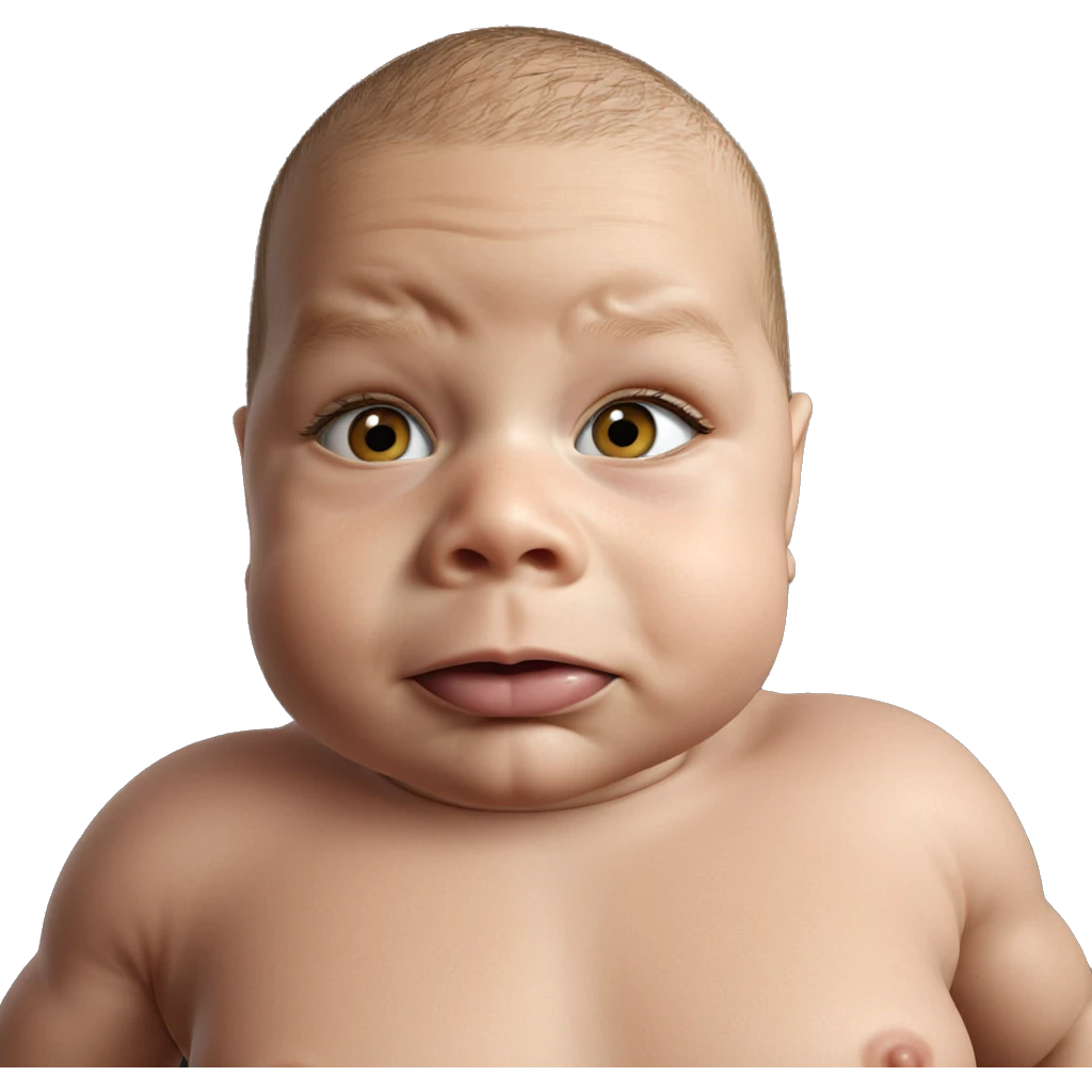 bald male looking at viewer emoji