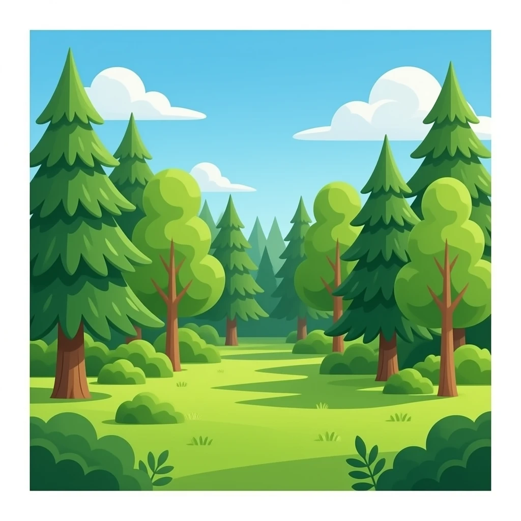 forest trees emoji