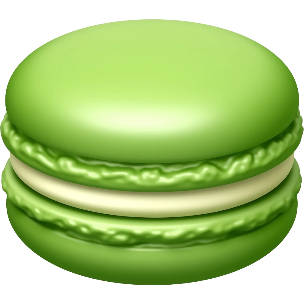 Green Macaron emoji