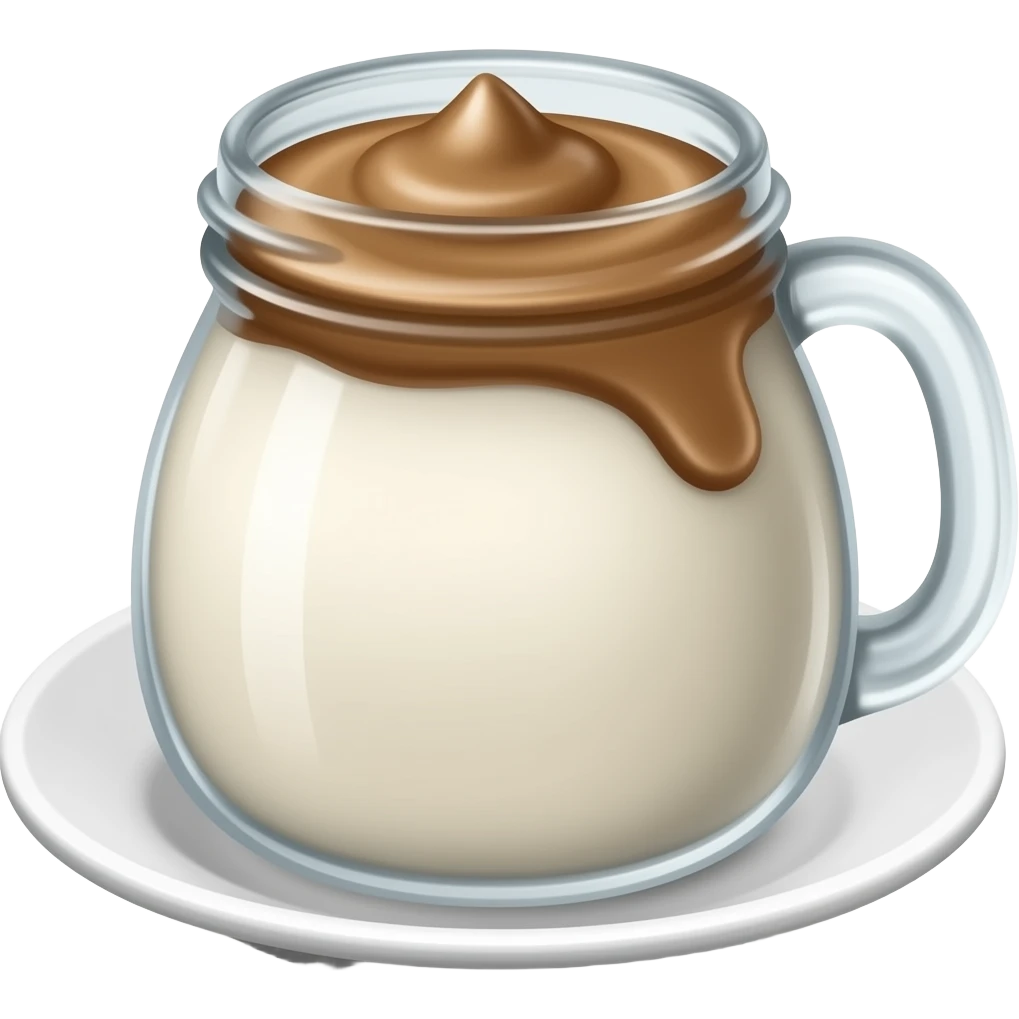 yogurt al caffè emoji