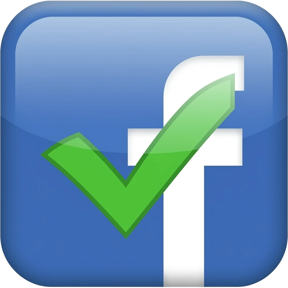 Facebook verification badge emoji