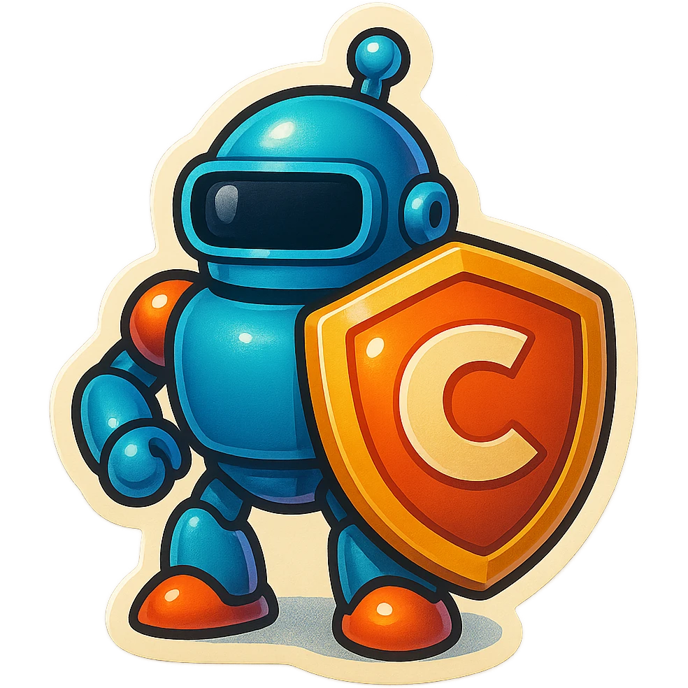 Lets do something else now. can you show me a iWexie shield robot emoji