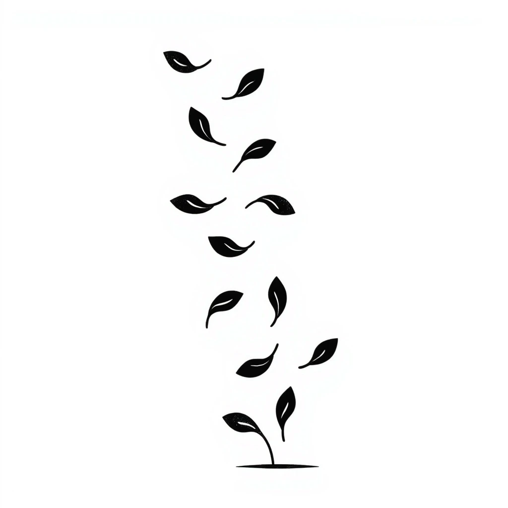 oat flakes falling from top to bottom emoji