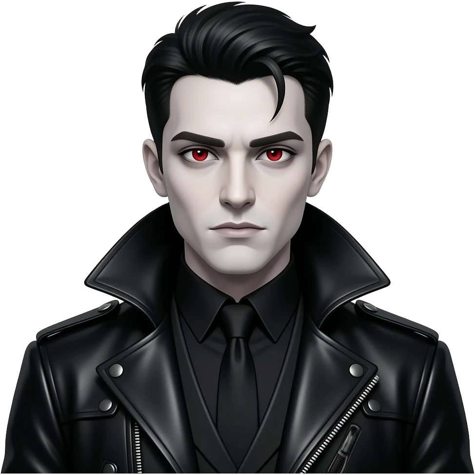 Single dark gothic man emoji