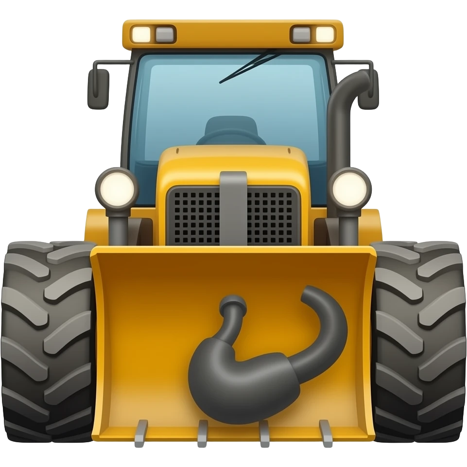 Motor grader emoji