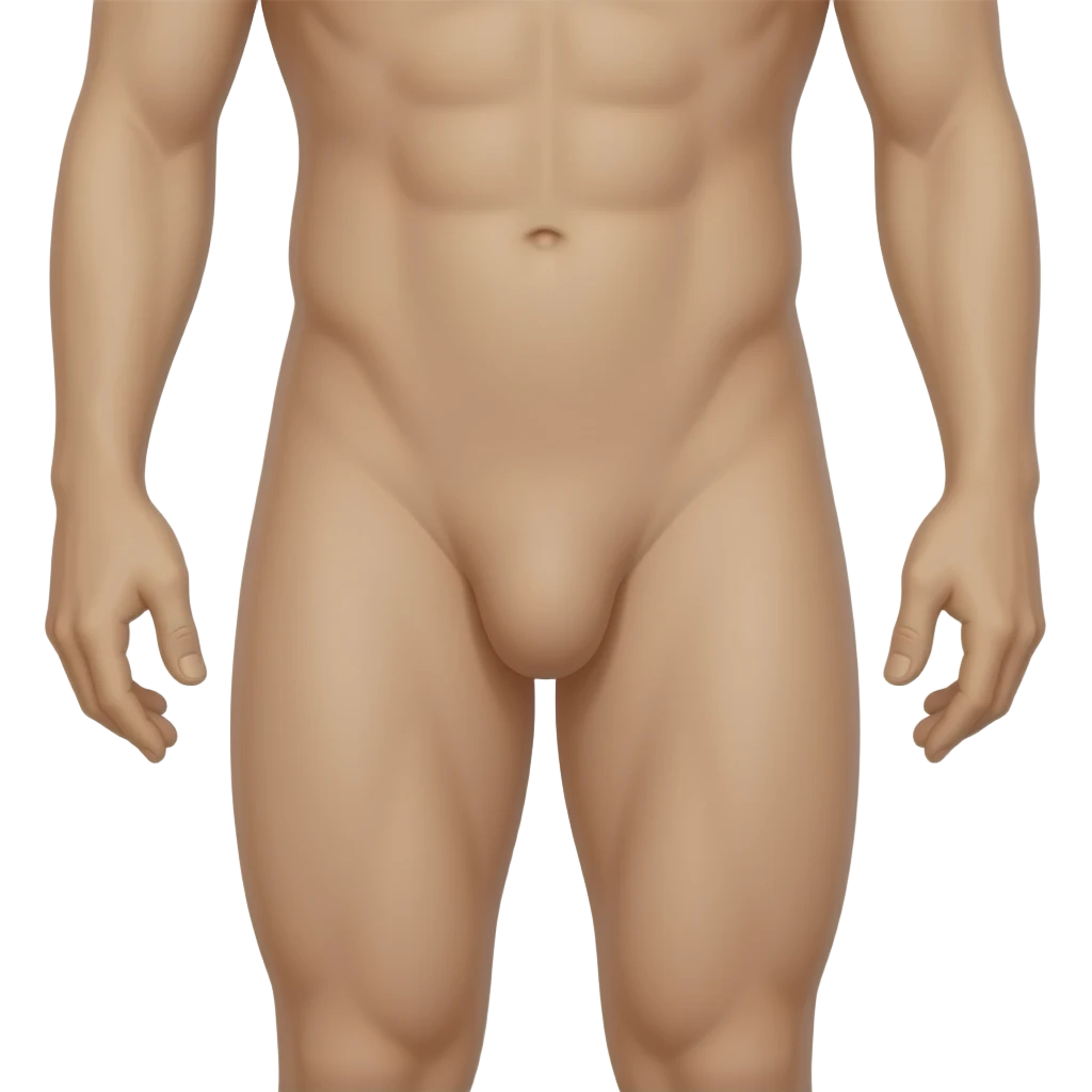 naked man visible erection emoji