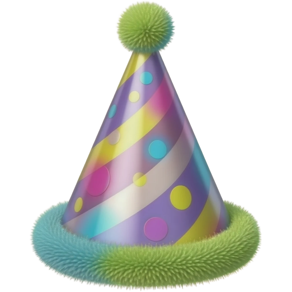 HAPPY 21ST BIRTHDAY HAT emoji