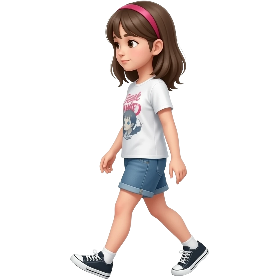 a girl who walks on tiptoes very silent 🚶🏻‍♀️ emoji