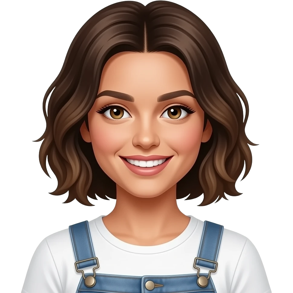 Hailey Bieber, natural clean girl look emoji