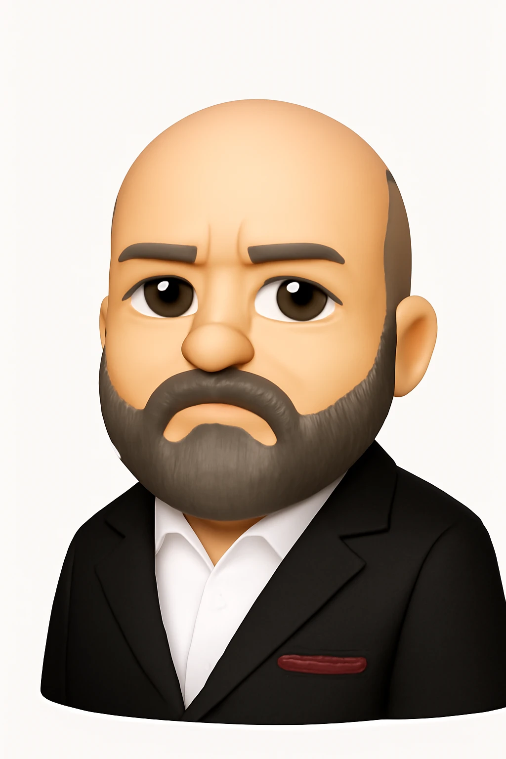 A 3D Apple-style emoji version of the uploaded image, preserving its colors, shapes, textures, and overall design, simplified into emoji form while keeping key details recognizable. Smooth glossy finish, soft shadows, high-quality render, minimal background emoji