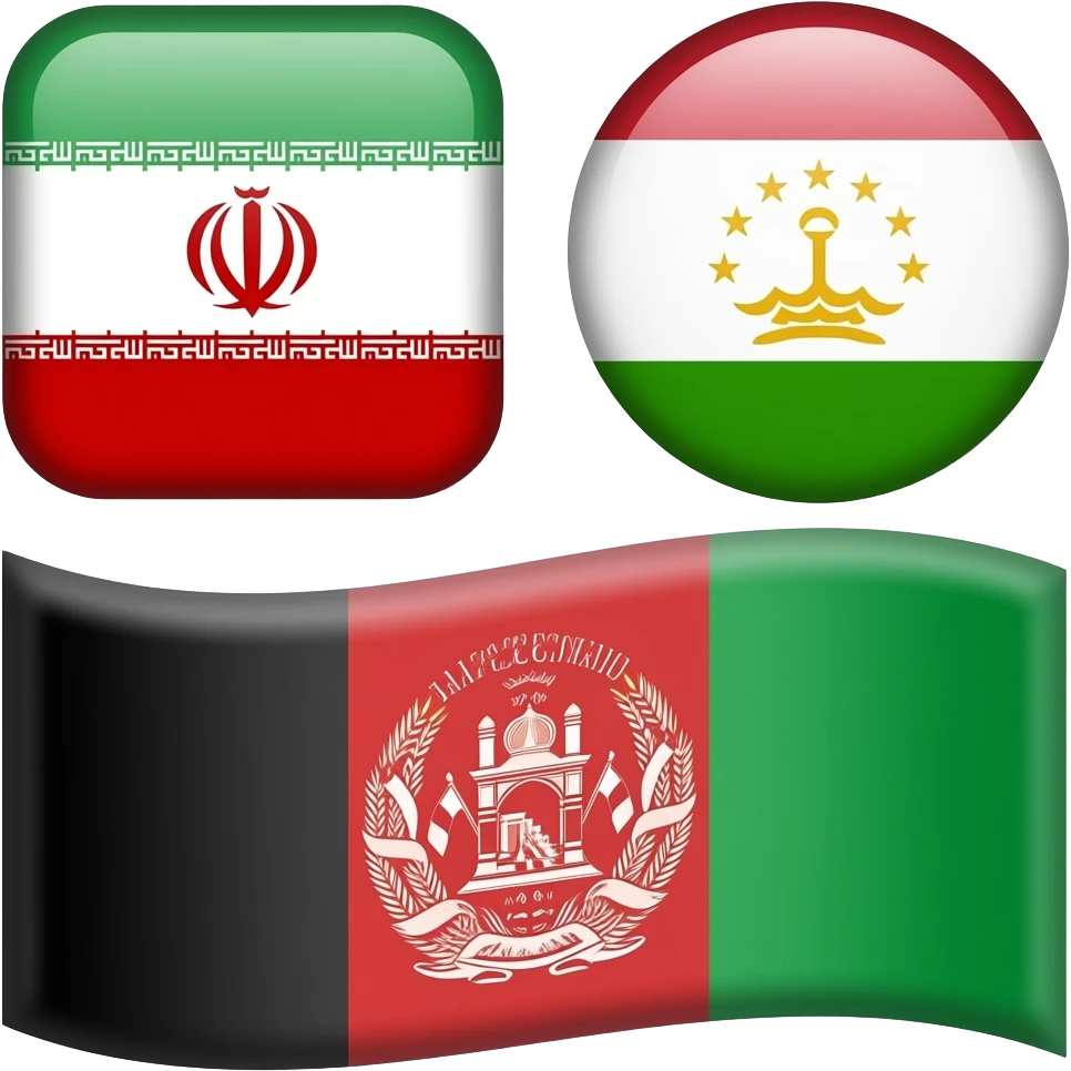 🇮🇷🇹🇯🇦🇫combined into 1 flag emoji