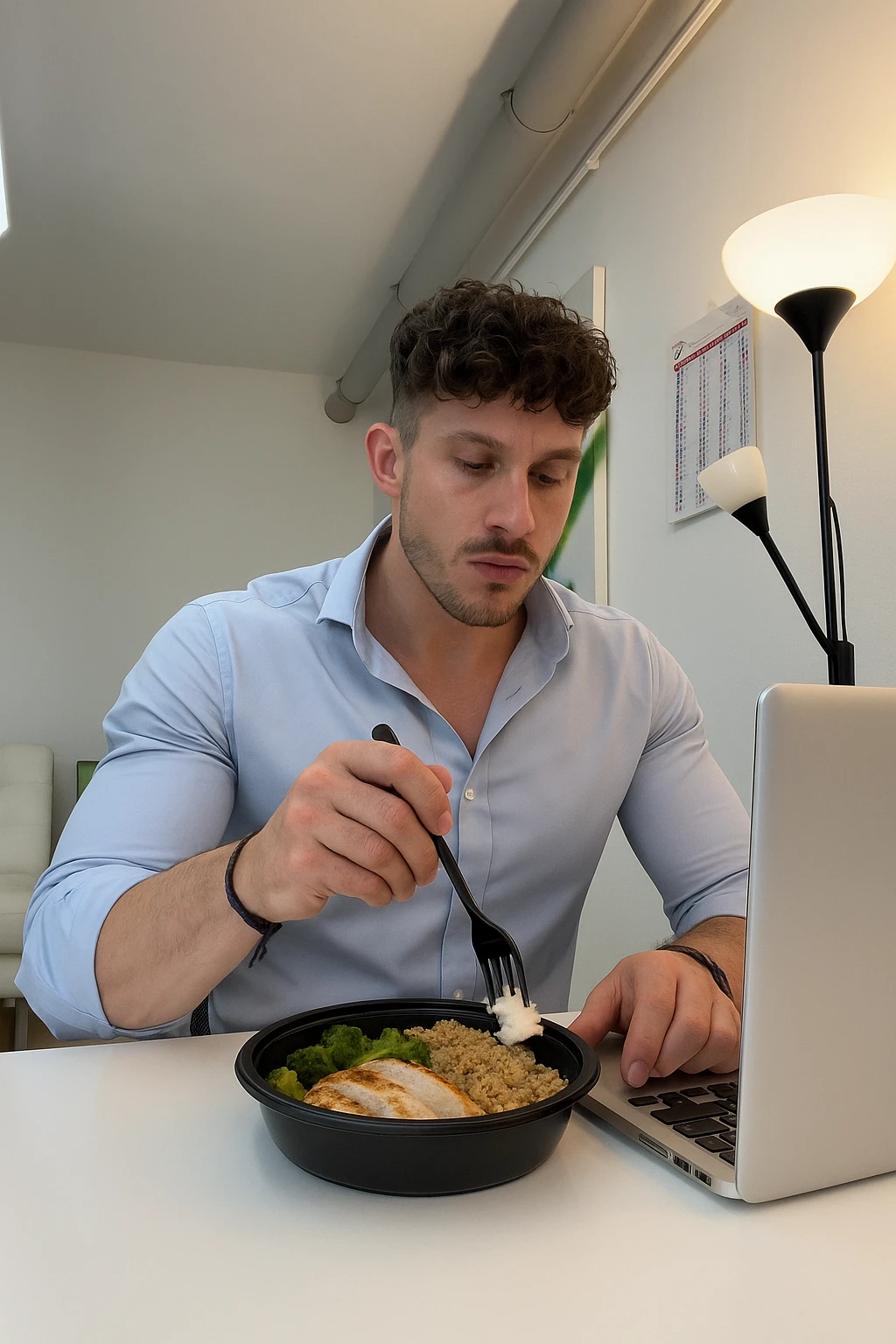 Uomo che mangia proteine  emoji
