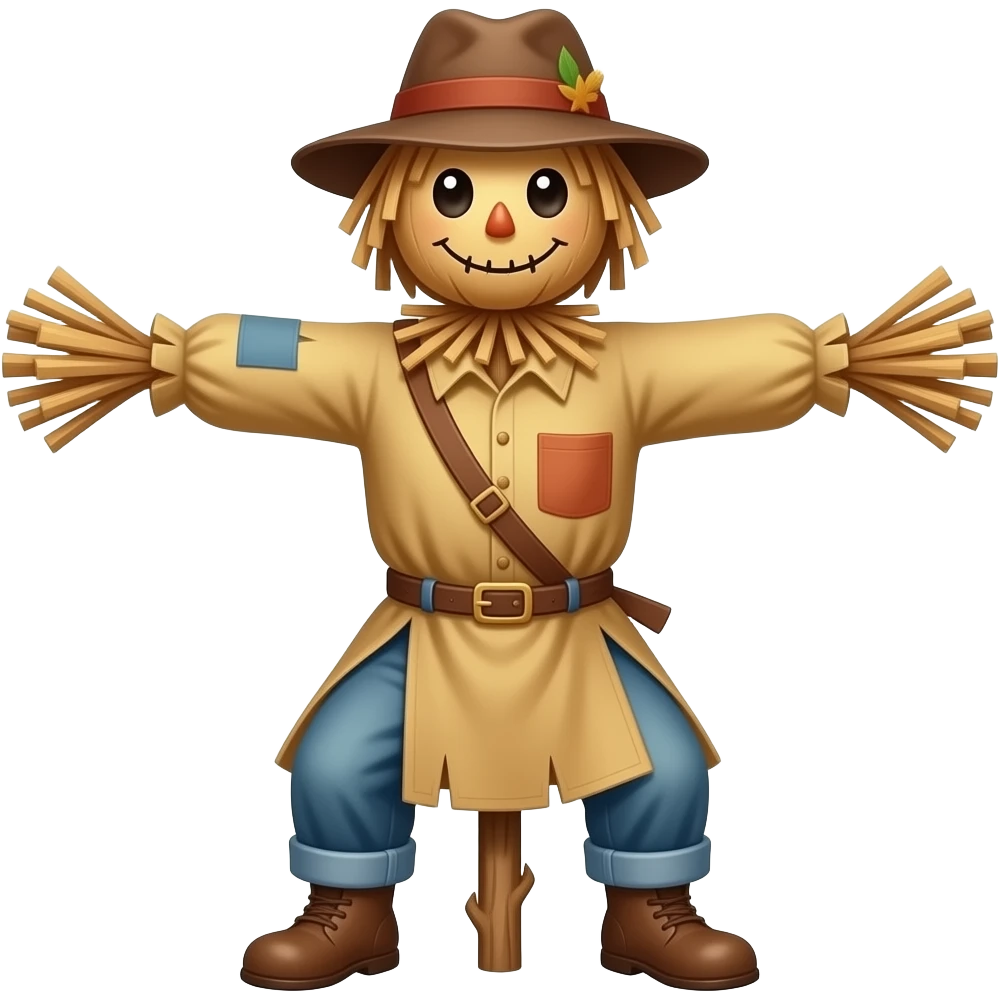 scarecrow emoji