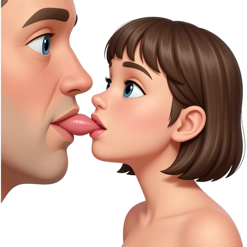 naked teenager girl suck man penis emoji