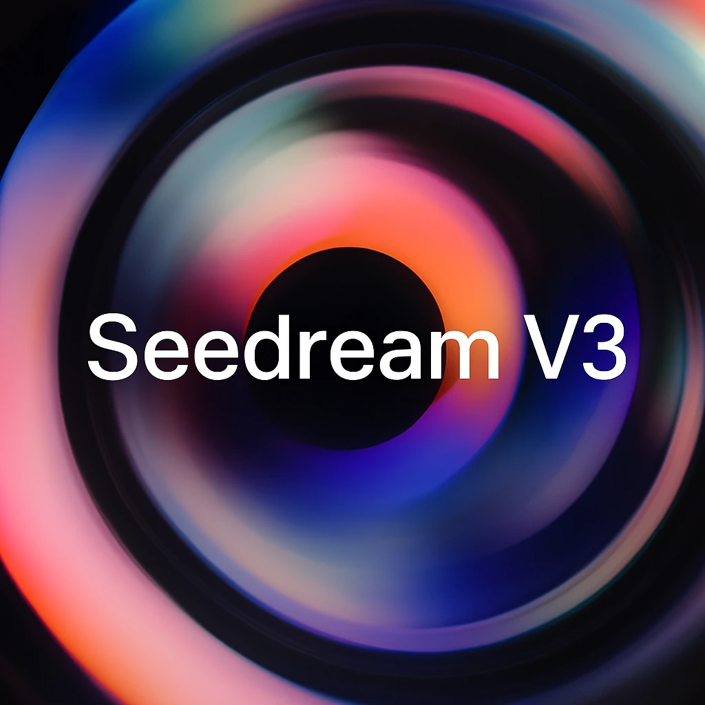 remake this and make "Seedream V3" bit bigger emoji