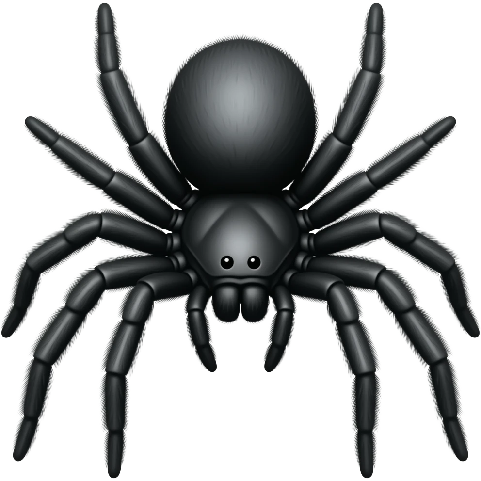 паука karakurt черного с крестом emoji