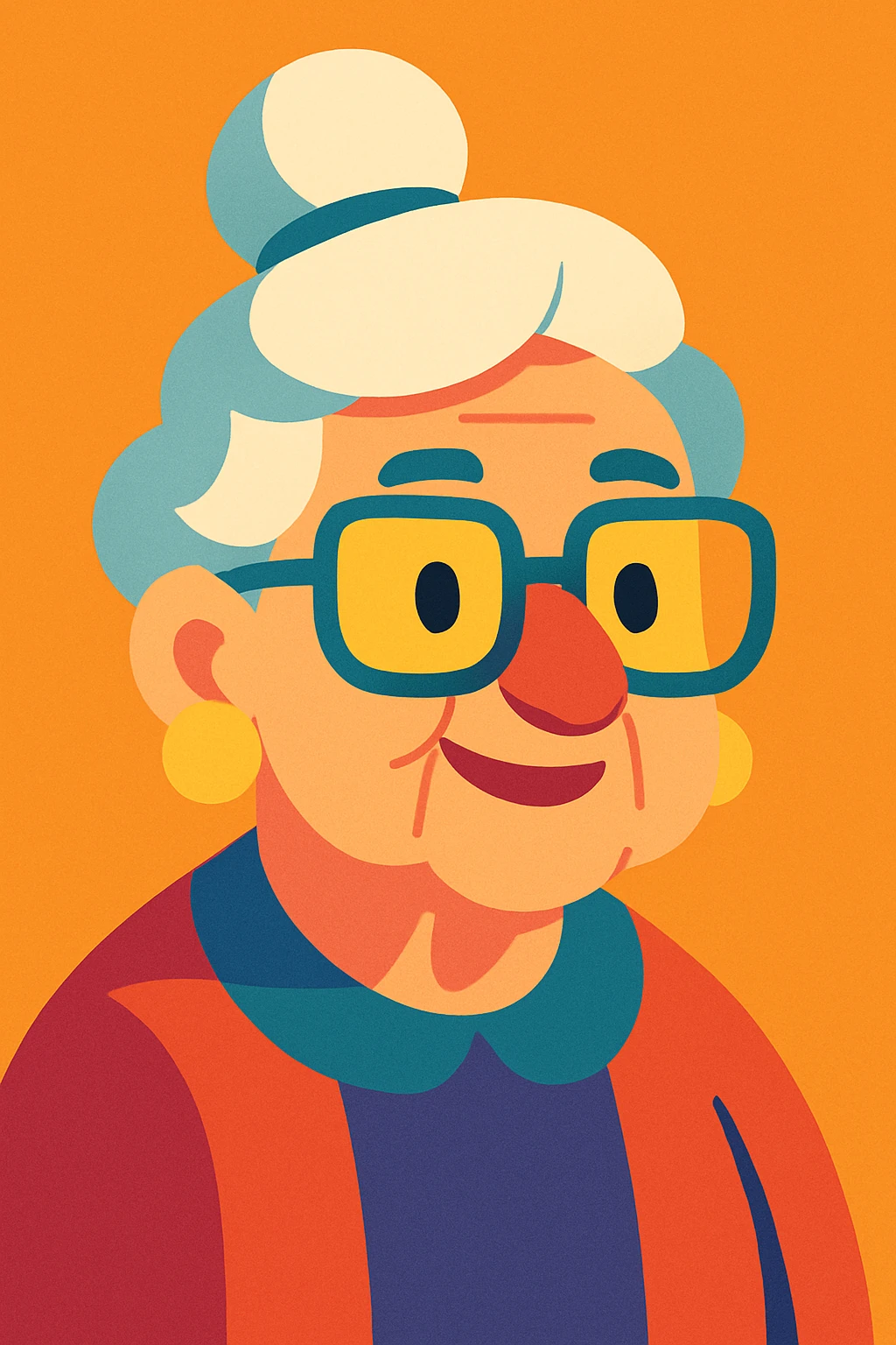 old lady emoji