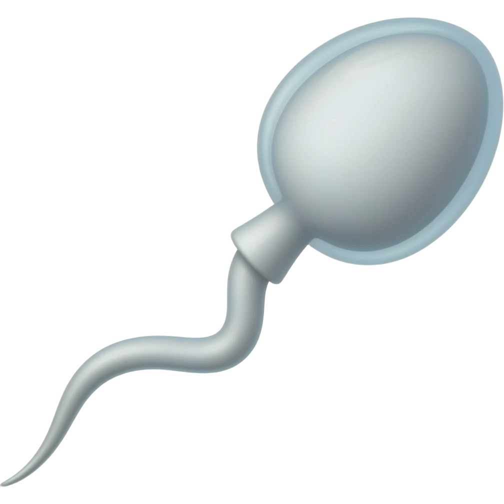 white sperm emoji