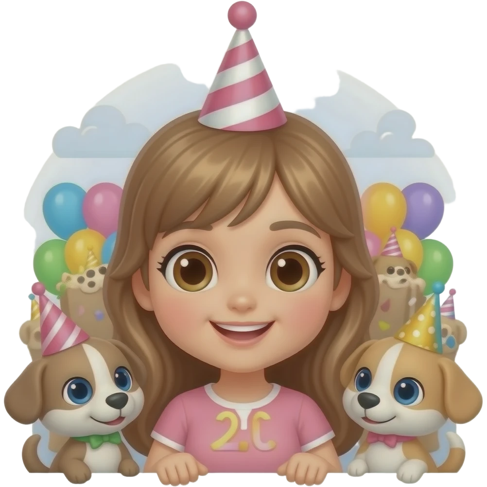 happy 21st birthday Anna poster emoji