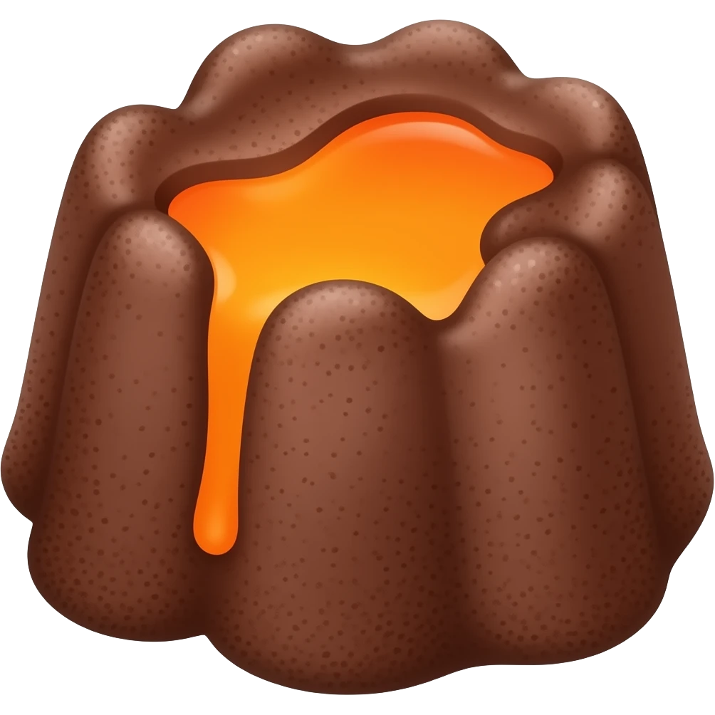 Chocolate Lava Cake emoji