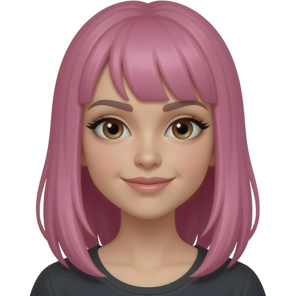 arab emo pink girl emoji