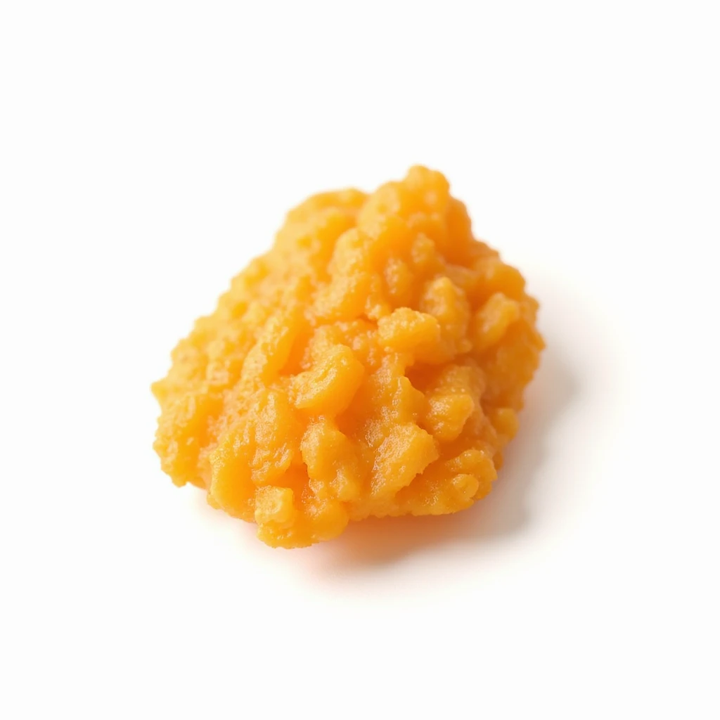 a single realistic Cheeto snack, orange, crunchy texture, isolated on white background emoji