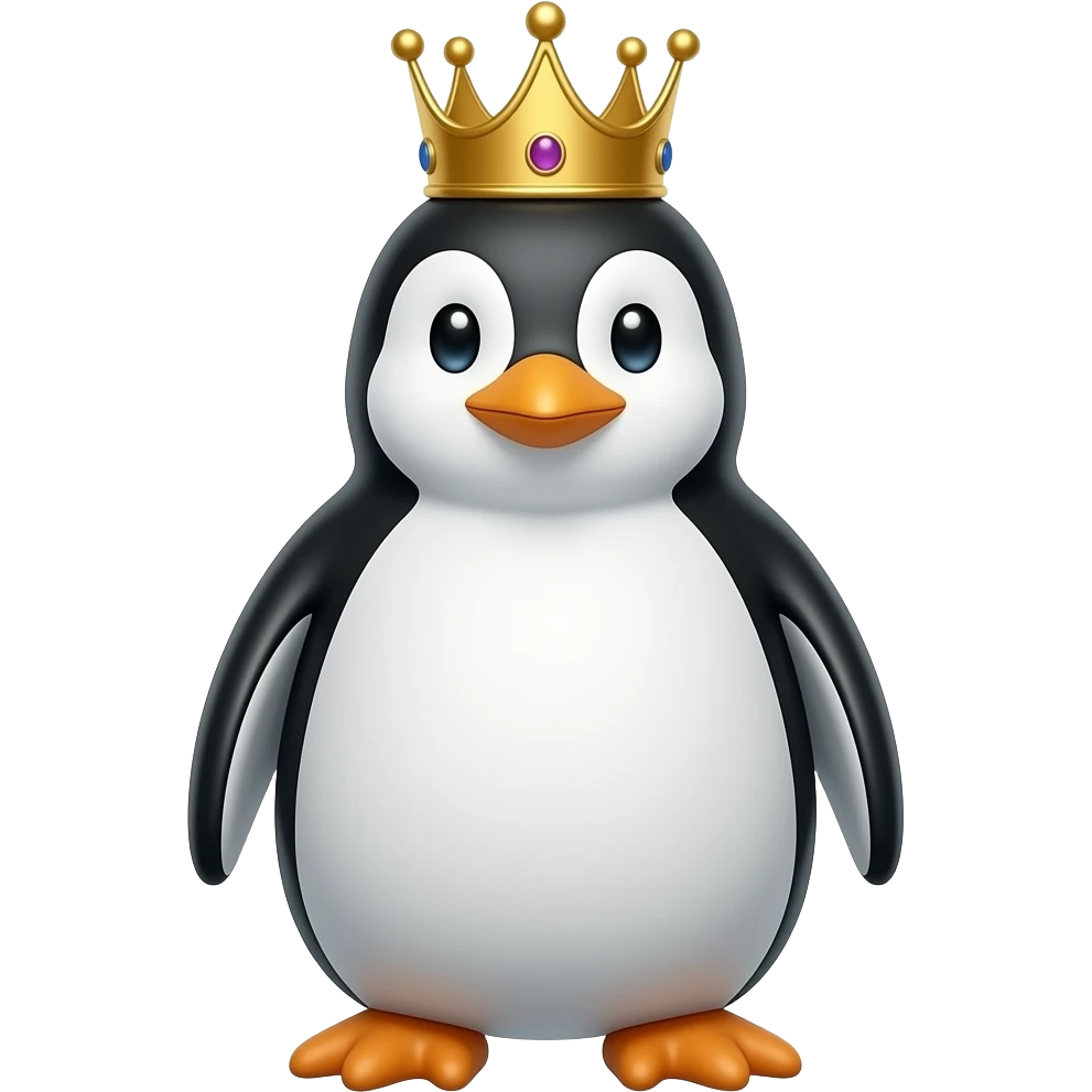 penguin queen emoji