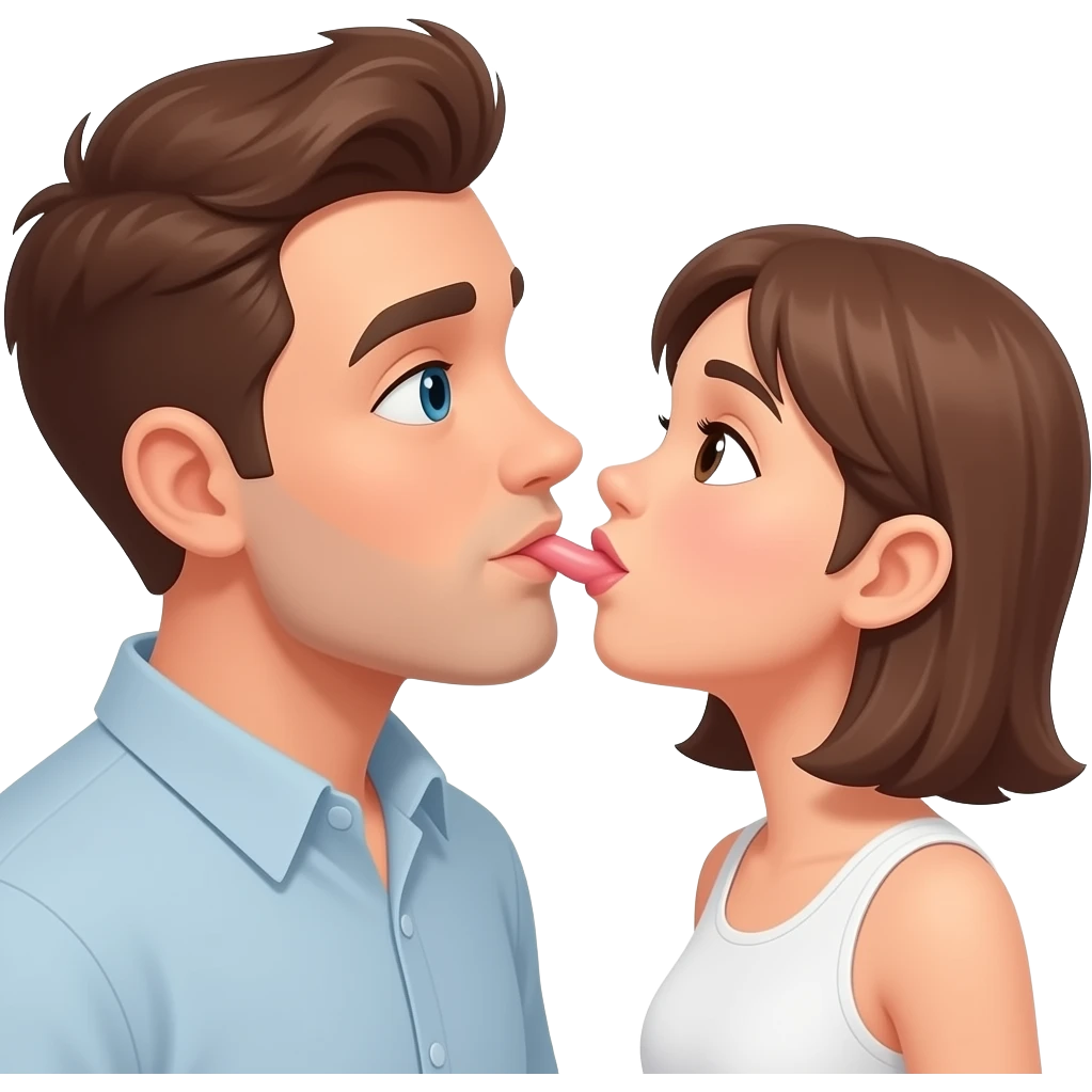 Guy sucking girls nipples emoji