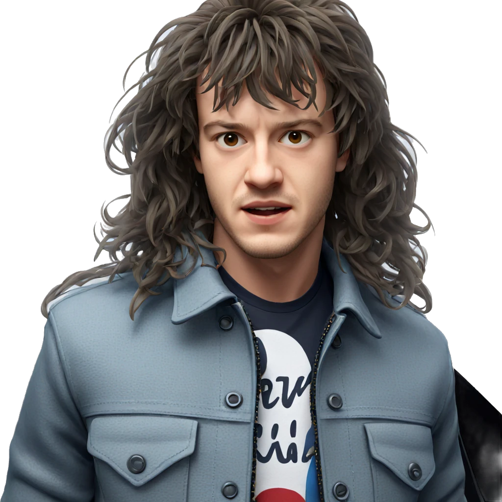 casual male portrait with jacket emoji