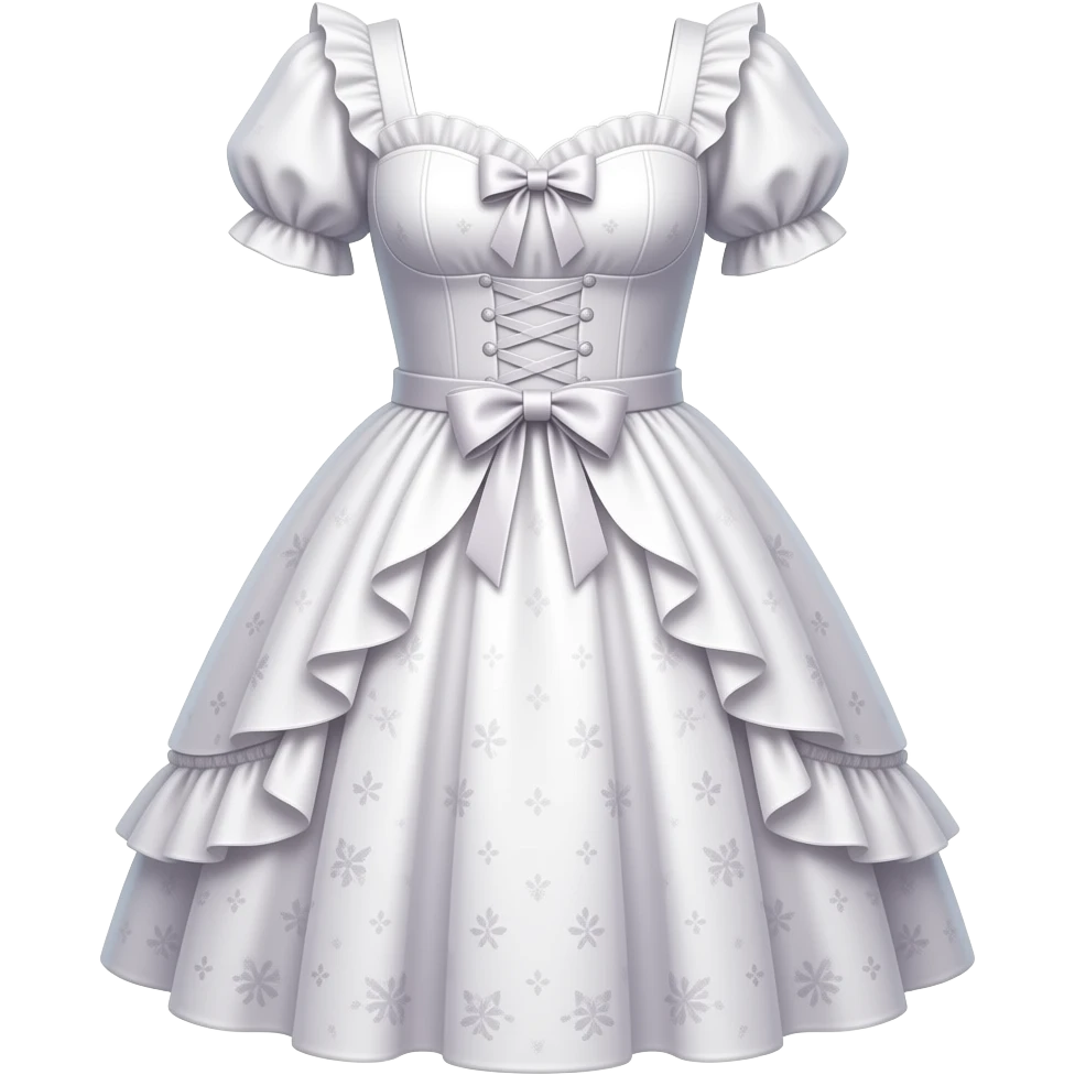 vestido  en tonos pasteles emoji