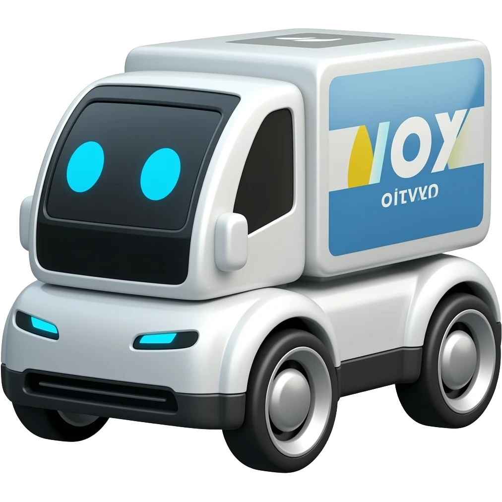 delivery robot emoji
