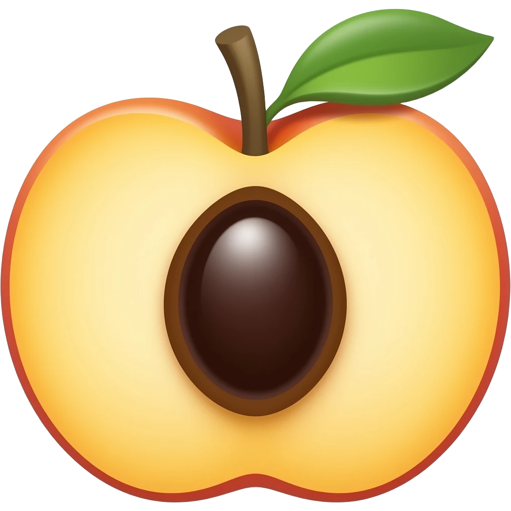 Have a peach emoji but with a black hole with a bit of brown around it emoji