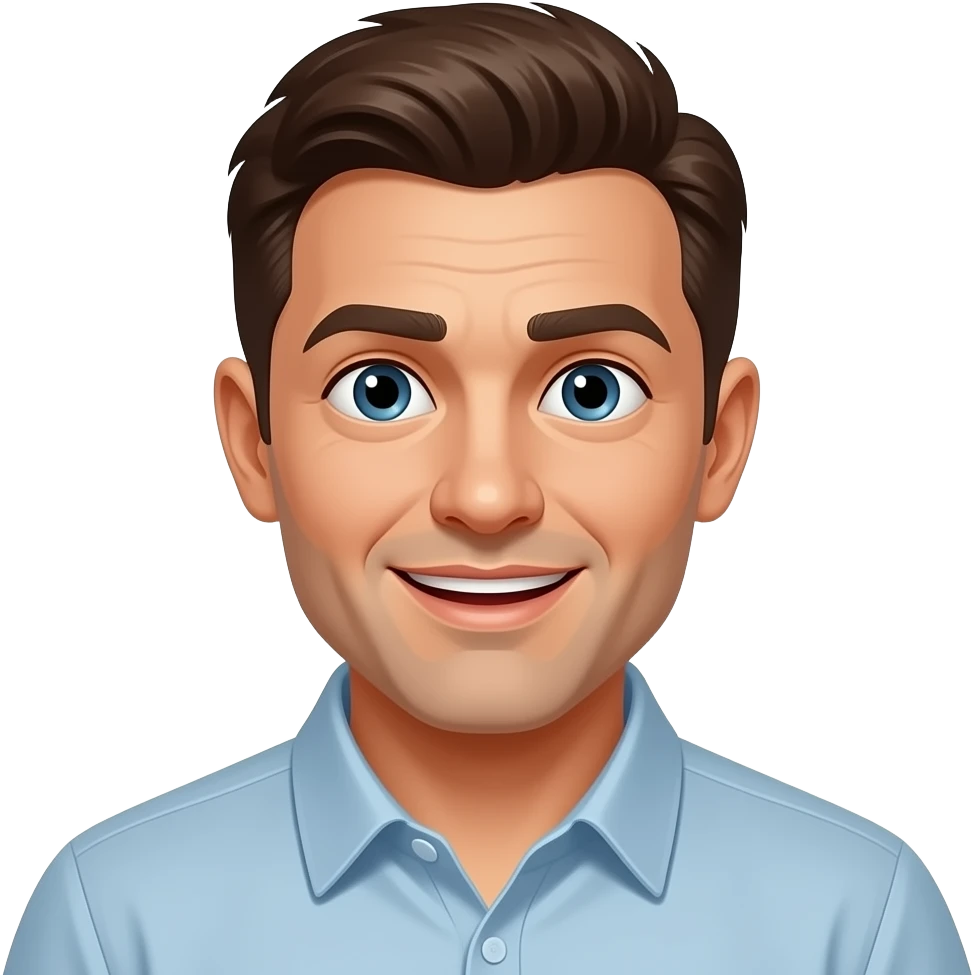 Ohaaaa bu ne güzellik diyen erkek emoji