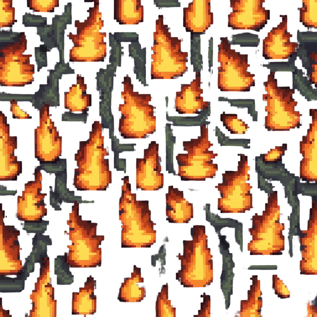 mage of fire with a background of a dark castle emoji