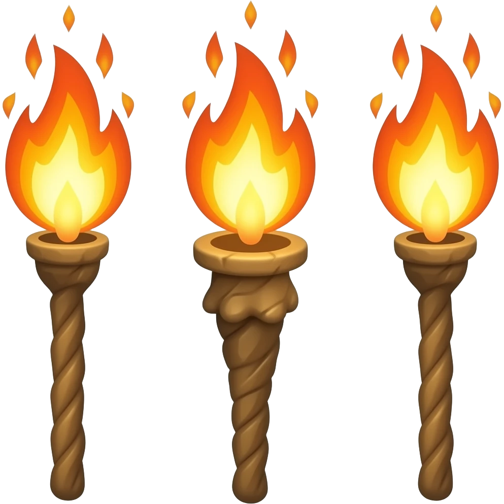 torches emoji