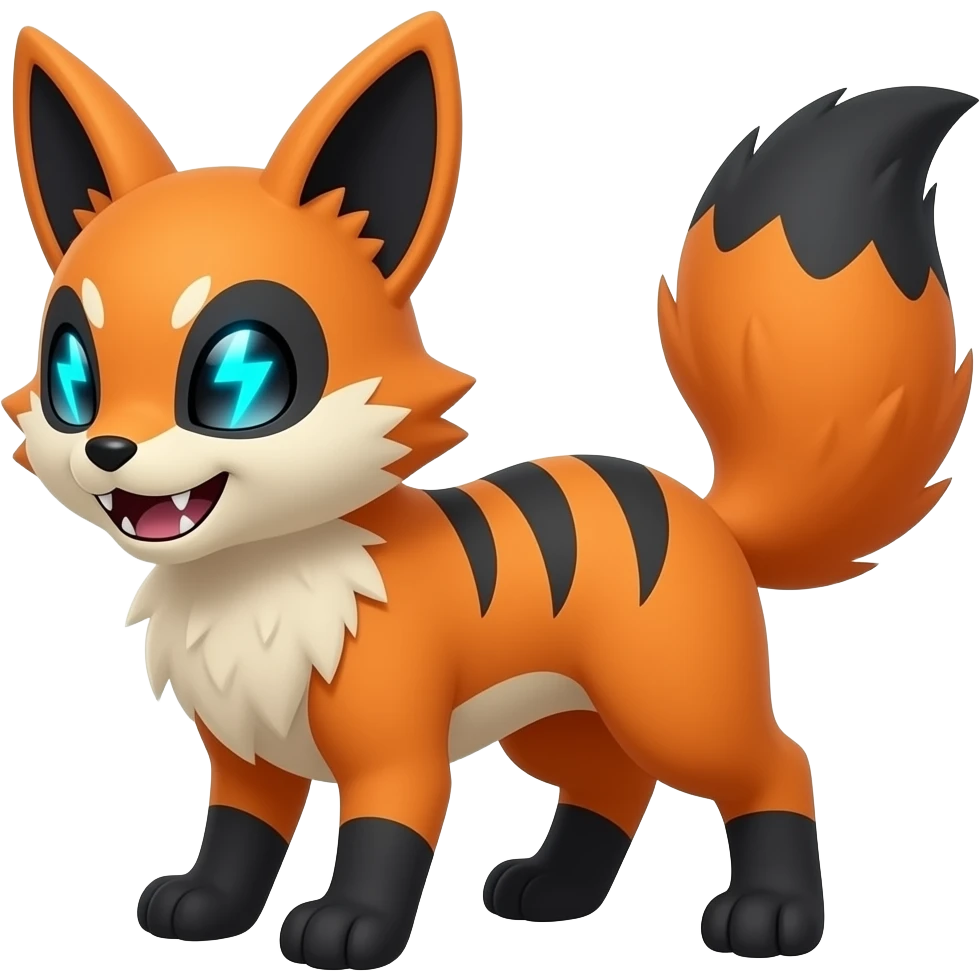 Litten-Absol-Luxray-Furret-Fakémon-hybrid emoji
