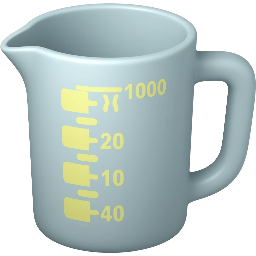 verre doseur emoji