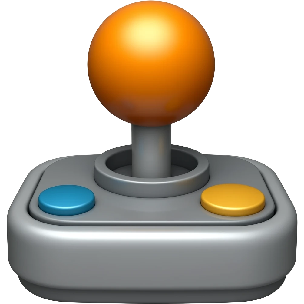 Gaming joystick emoji