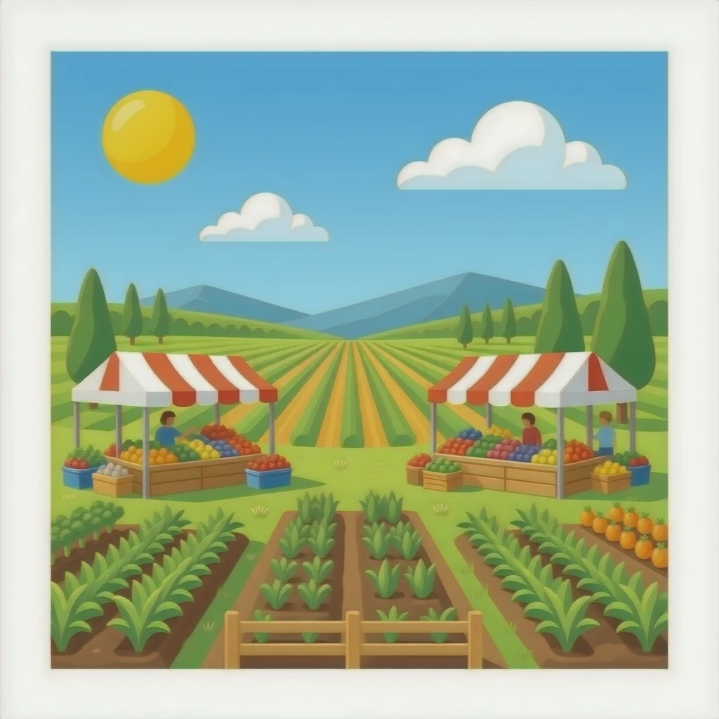 Farmers market emoji