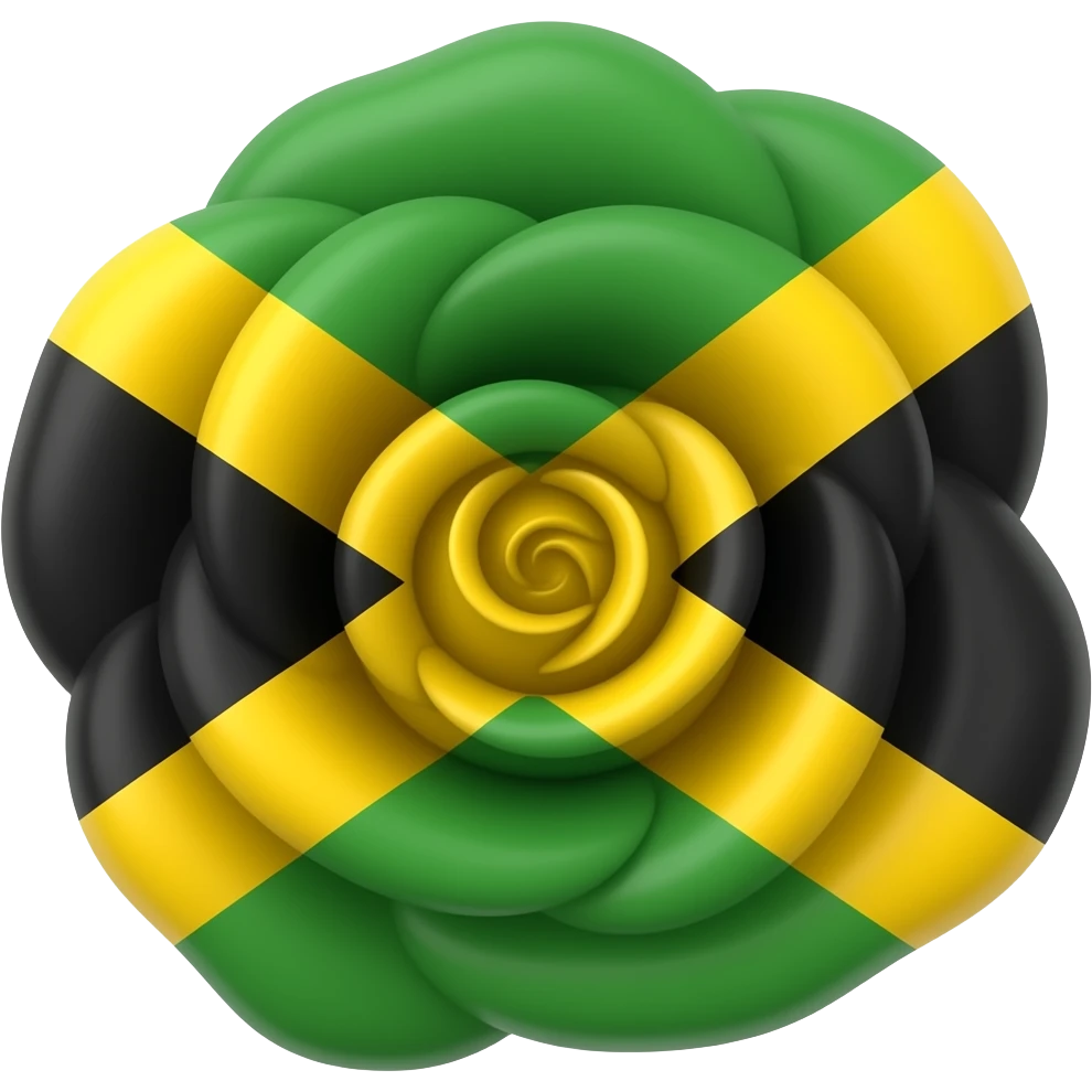 Kawaii jamaica rosa emoji