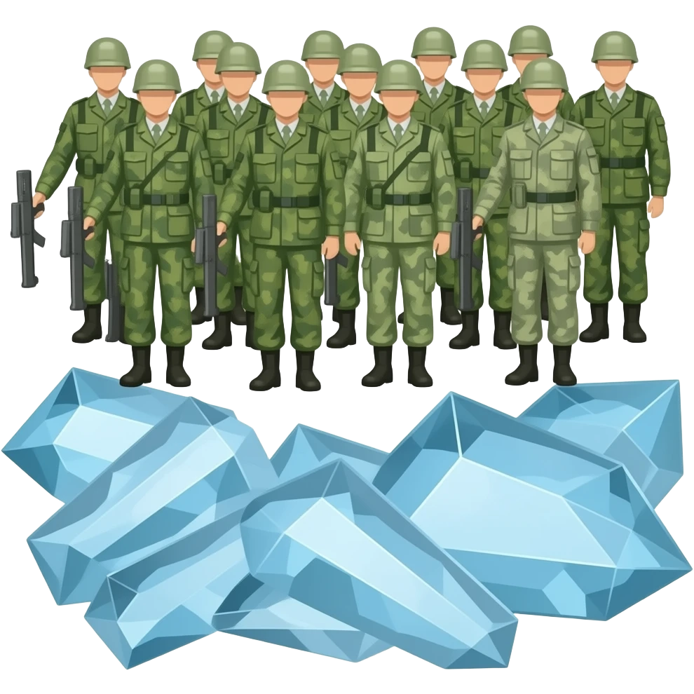 Sodium chloride army emoji