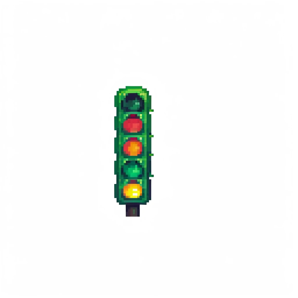 simple iconic traffic light emoji