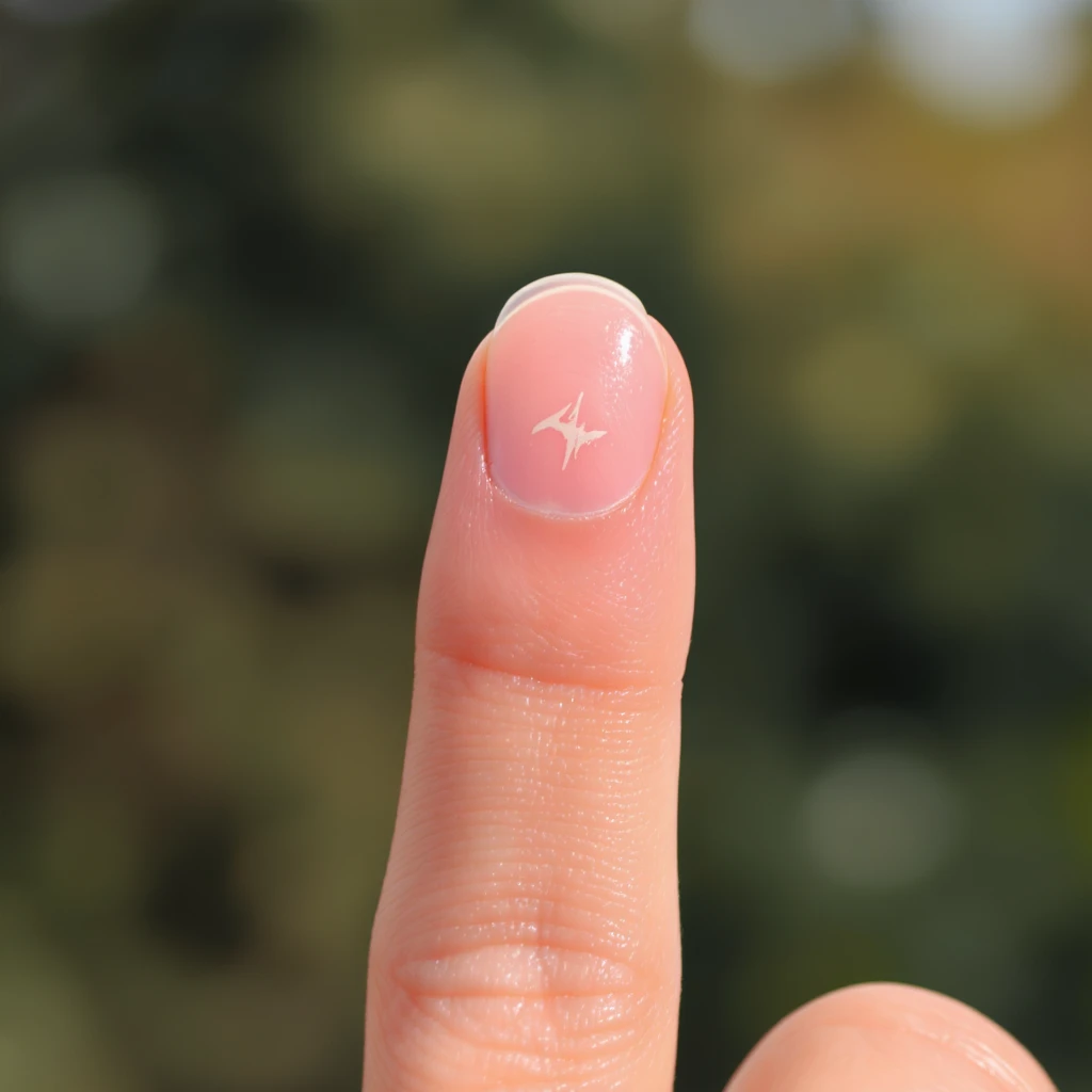 a single realistic human finger, detailed, photorealistic style emoji