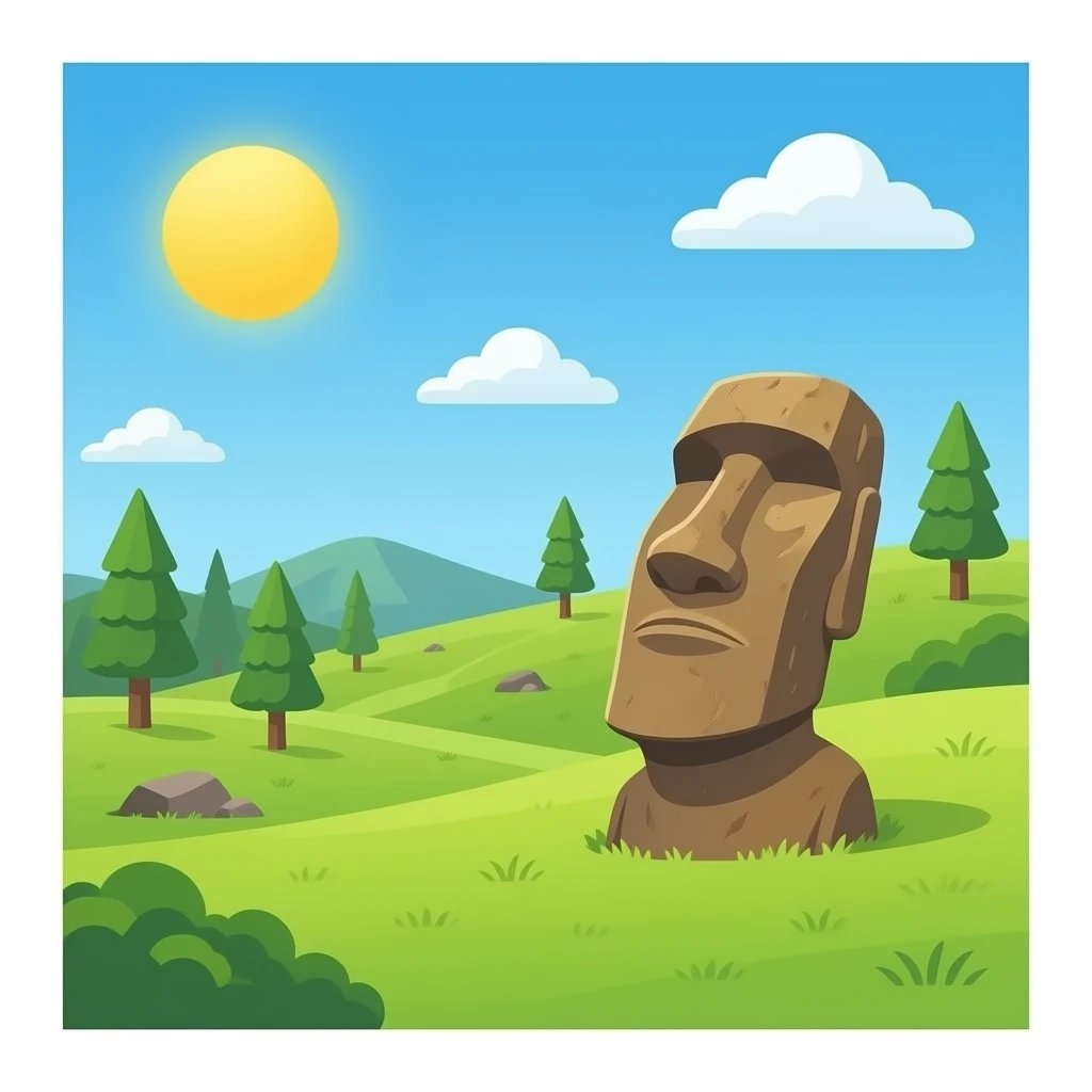 easter island emoji