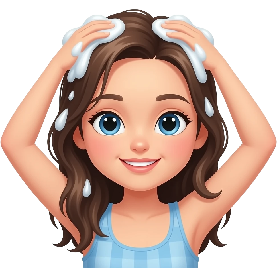 iOS emoji girl washing hair emoji