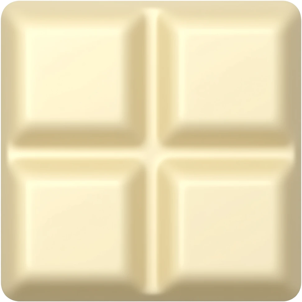 Emoji tablette chocolat  blanc emoji