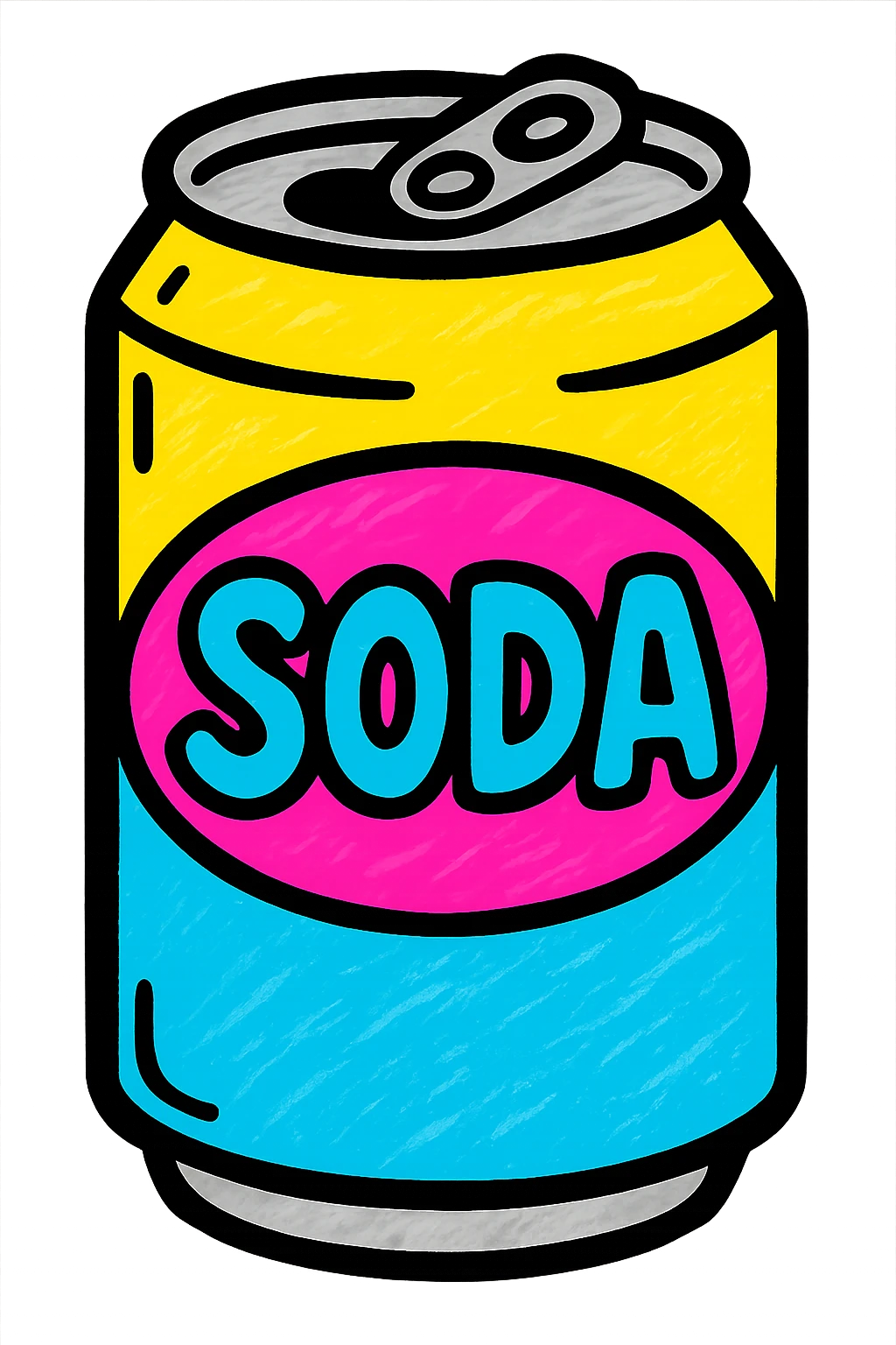A soda can emoji
